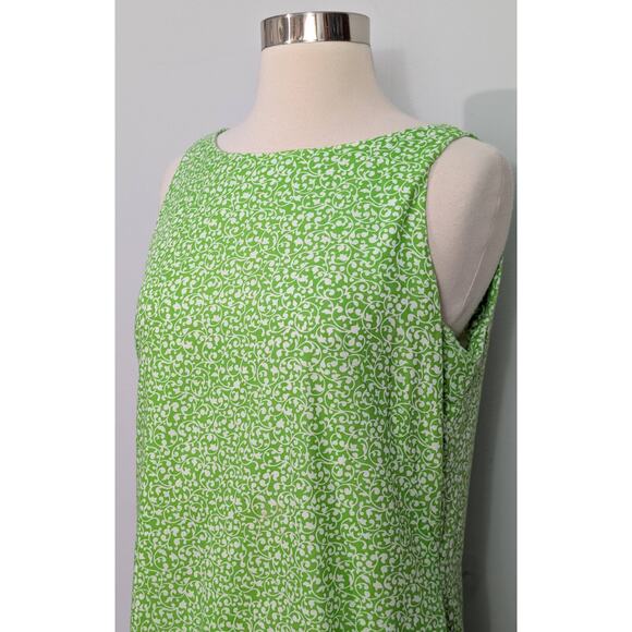 Evelyn Pearson Green 60s-Does-20s Mini Dress - Picture 6 of 8